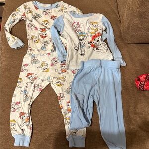 Kids Light Blue Paw Patrol Pajama Set of 2